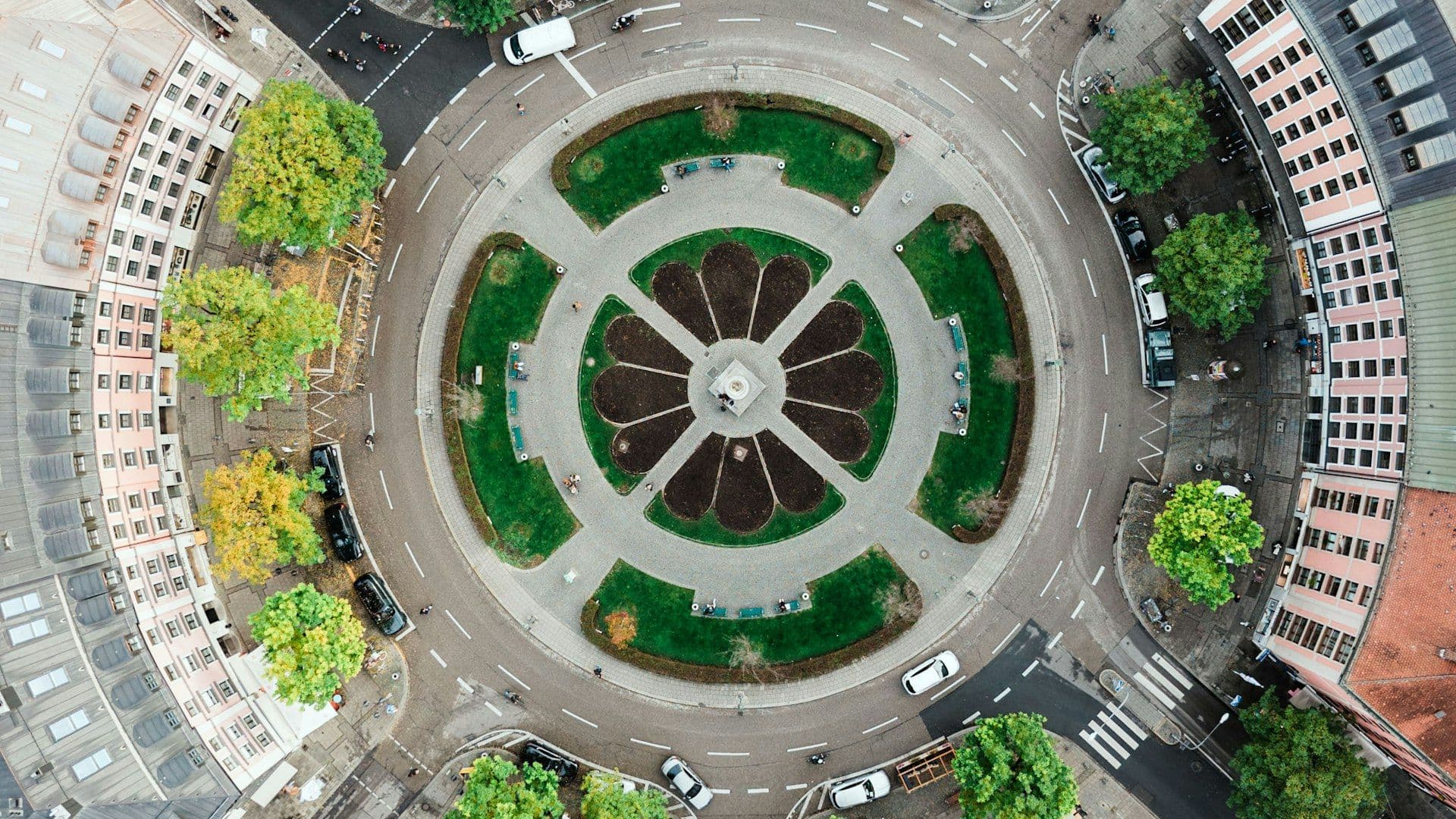 Aerial view of Adelaide's northern suburbs with parklands