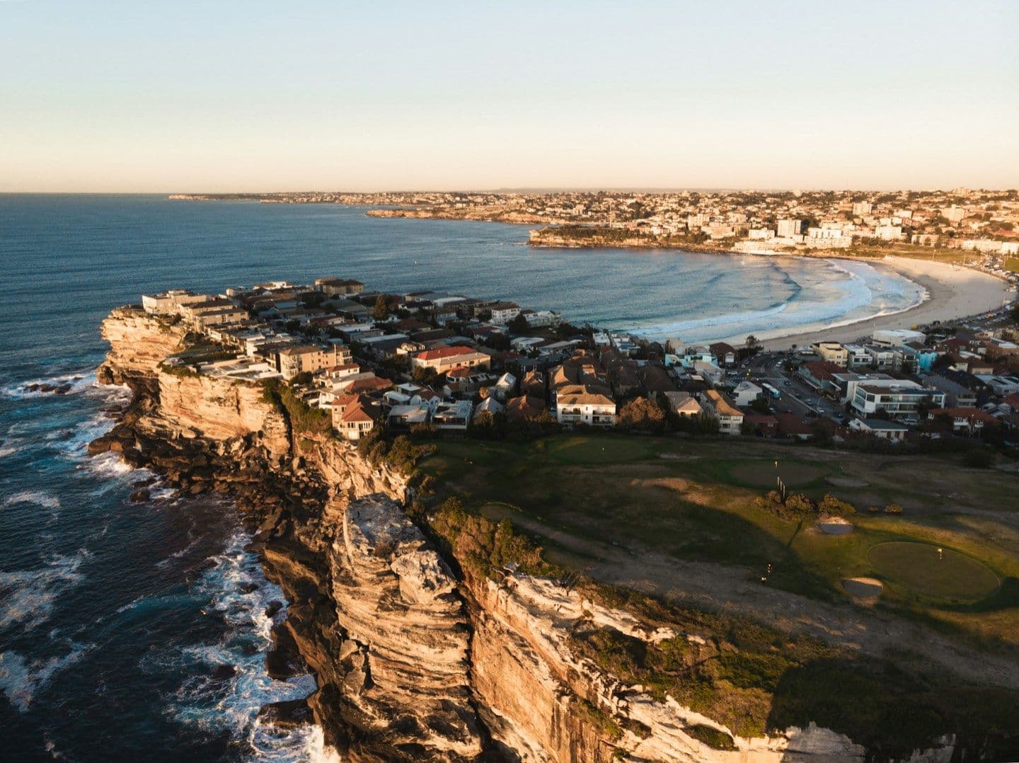 Aerial view of Sydney's Eastern Suburbs coastline