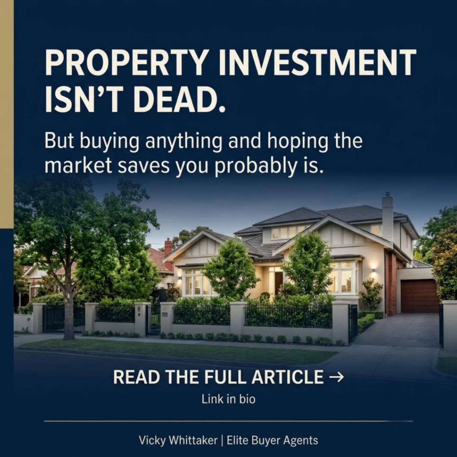 Property Investment is Not Dead
