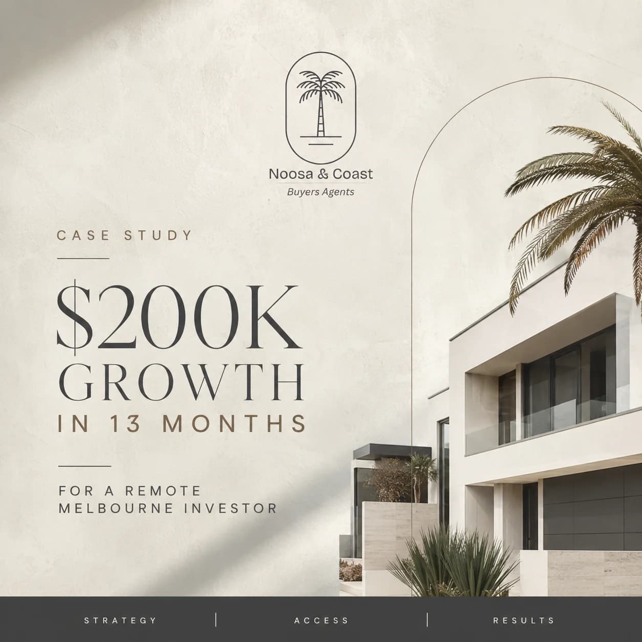 $200K Growth in 13 Months for a Remote Melbourne Investor
