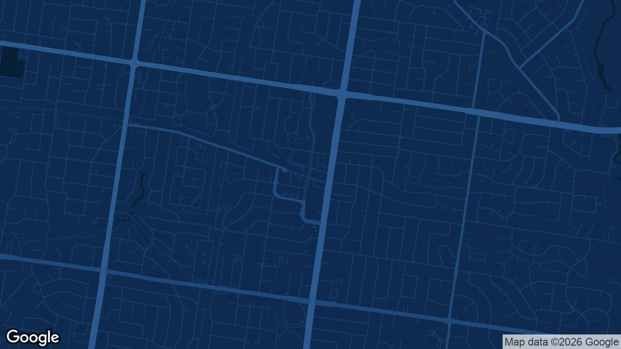 Map of Glen Waverley