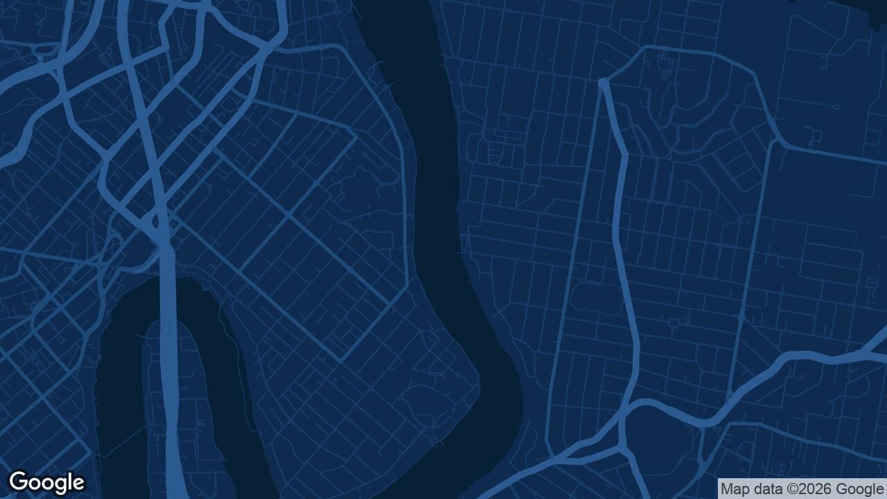 Map of Hawthorne