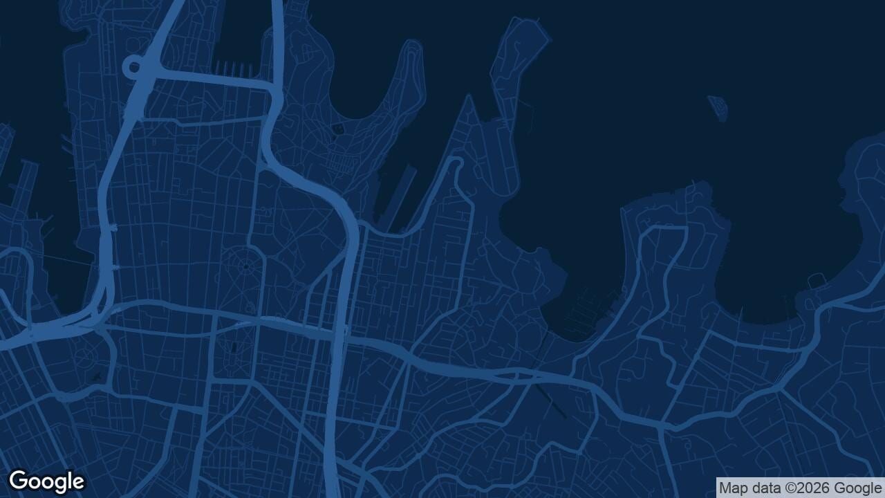 Map of Potts Point